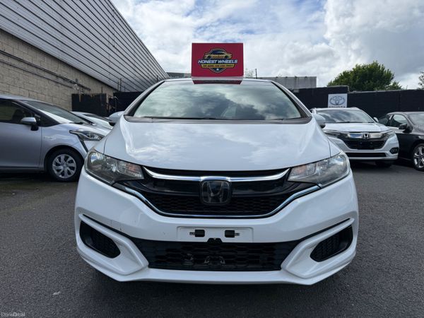 Honda Fit Hatchback, Petrol Hybrid, 2019, White