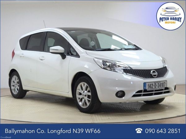 Nissan Note Hatchback, Petrol, 2014, White