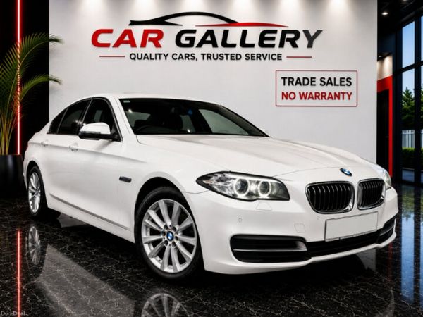 BMW 5-Series Saloon, Diesel, 2014, White