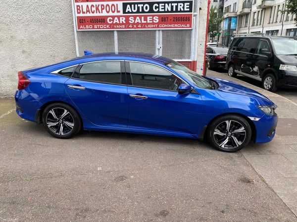 Honda Civic Saloon, Diesel, 2019, Blue