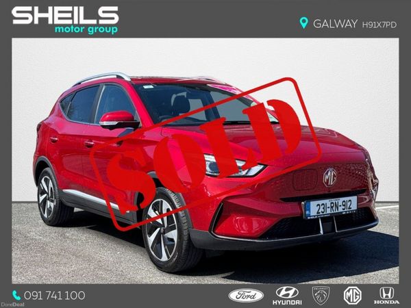 MG ZS Hatchback, Electric, 2023, Red
