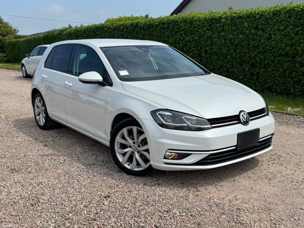 Volkswagen Golf Hatchback, Petrol, 2018, White