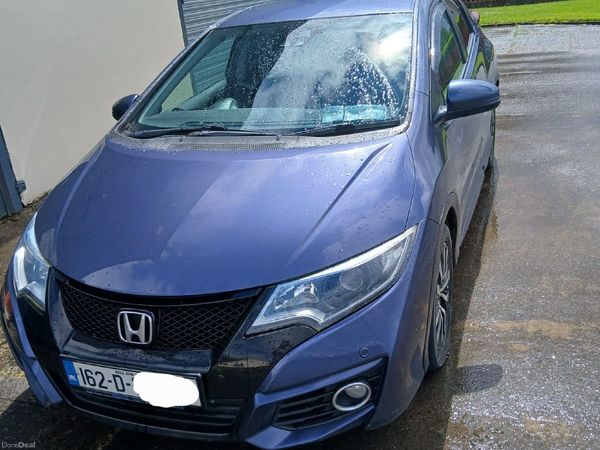 Honda Civic Hatchback, Diesel, 2016, Blue