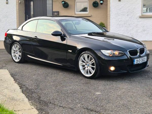 BMW 3-Series Convertible, Diesel, 2009, Black