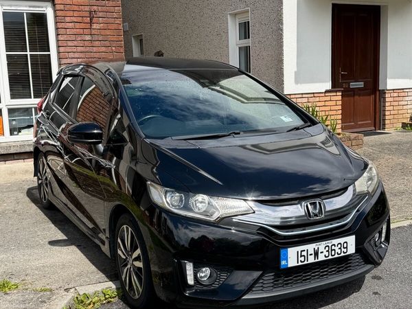 Honda Fit Hatchback, Petrol Hybrid, 2015, Black