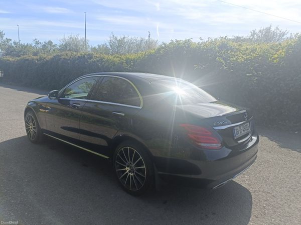 Mercedes-Benz C-Class Saloon, Petrol Plug-in Hybrid, 2016, Black