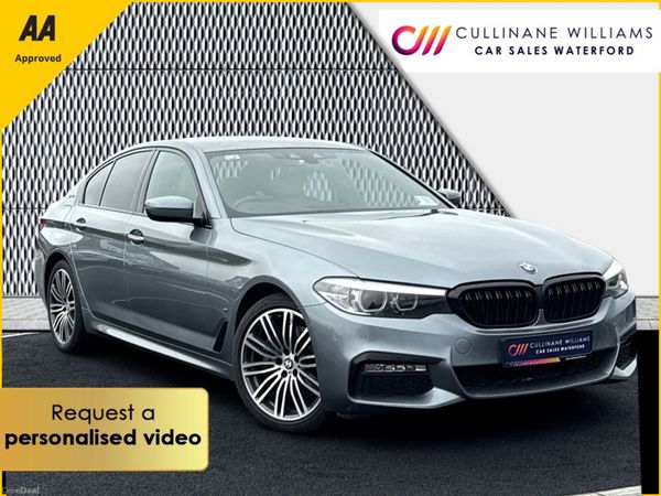 BMW 5-Series Saloon, Petrol Plug-in Hybrid, 2017, Grey