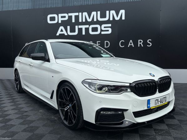 BMW 5-Series Estate, Diesel, 2017, White