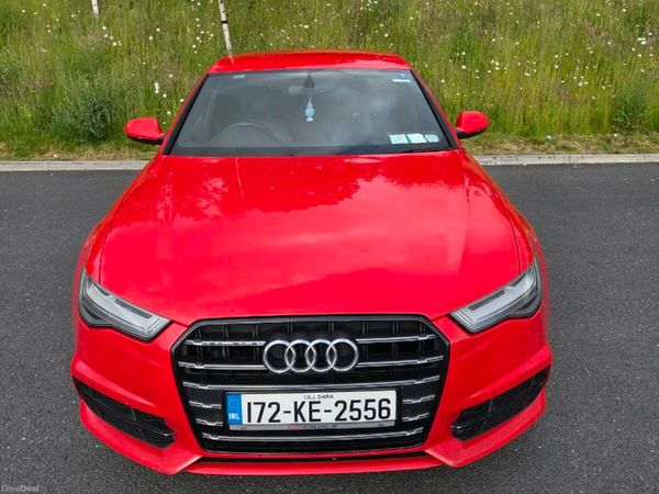 Audi A6 Saloon, Diesel, 2017, Red