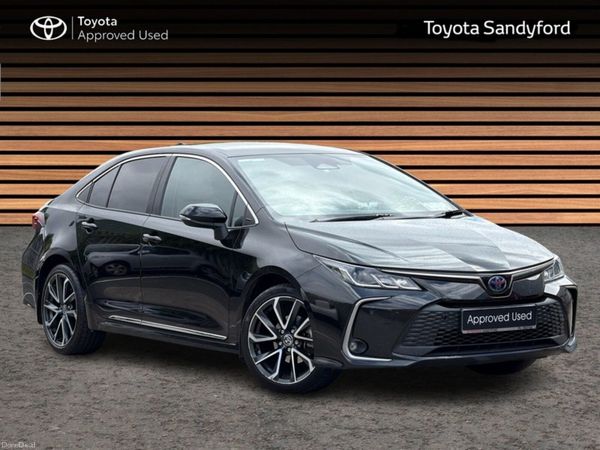 Toyota Corolla Saloon, Petrol Hybrid, 2023, Black
