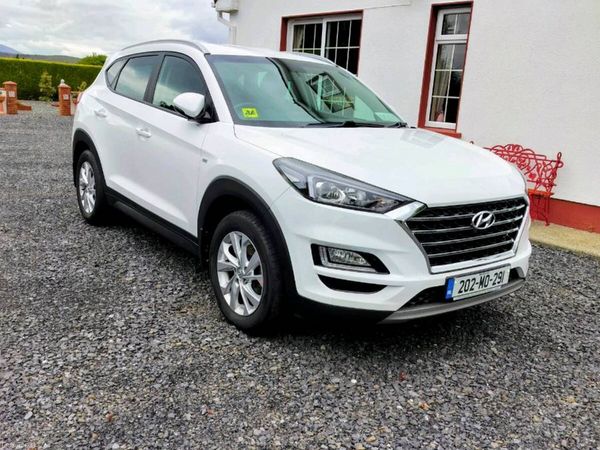 Hyundai Tucson SUV, Diesel Hybrid, 2020, White