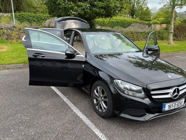 Mercedes-Benz C-Class Saloon, Petrol, 2016, Black