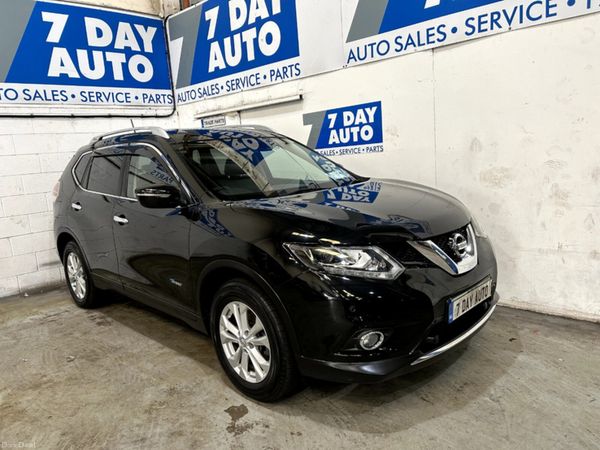Nissan X-Trail Estate, Petrol Hybrid, 2016, Black