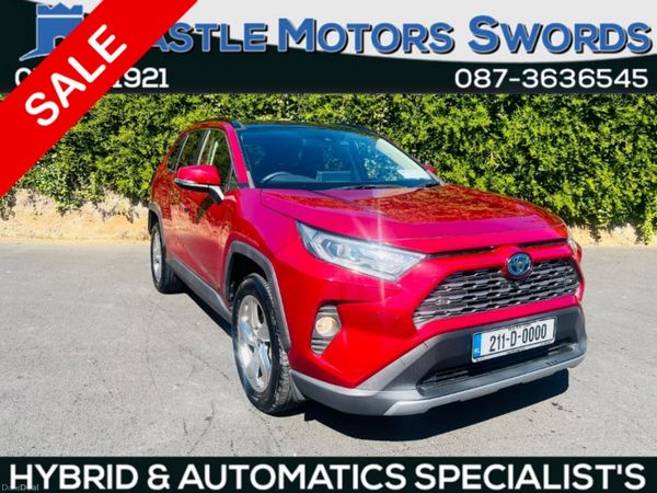 Toyota RAV4 SUV, Petrol Hybrid, 2021, Red