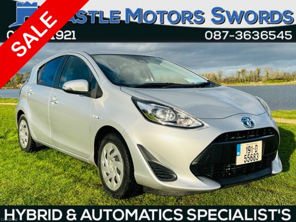 Toyota Aqua Hatchback, Petrol Hybrid, 2019, Silver