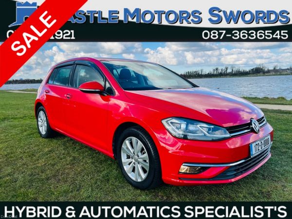 Volkswagen Golf Hatchback, Petrol, 2017, Red