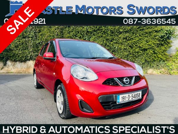 Nissan March Hatchback, Petrol, 2019, Red