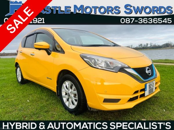 Nissan Note Hatchback, Petrol Hybrid, 2018, Yellow
