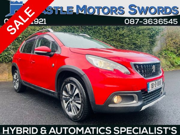 Peugeot 2008 SUV, Petrol, 2018, Red
