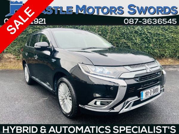 Mitsubishi Outlander SUV, Petrol Hybrid, 2019, Black