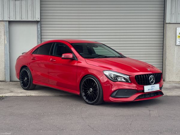 Mercedes-Benz CLA Coupe, Petrol, 2018, Red