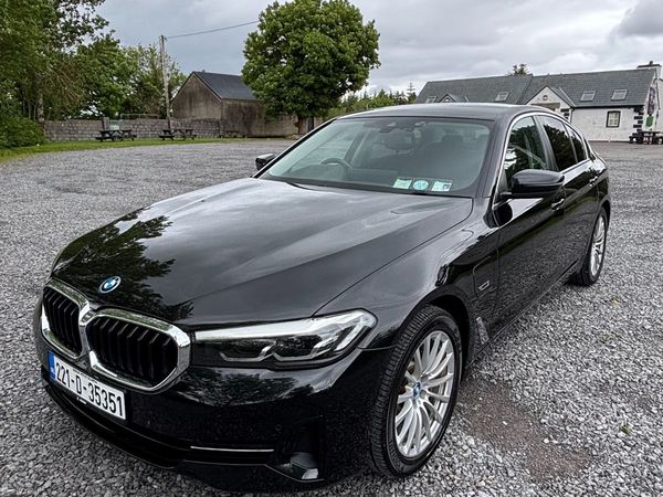 BMW 5-Series Saloon, Petrol Plug-in Hybrid, 2022, Black