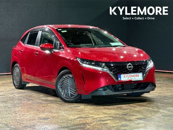 Nissan Note Hatchback, Petrol Hybrid, 2021, Red