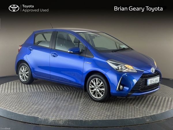 Toyota Yaris Hatchback, Petrol Hybrid, 2018, Blue