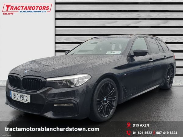 BMW 5-Series Estate, Diesel, 2018, Black