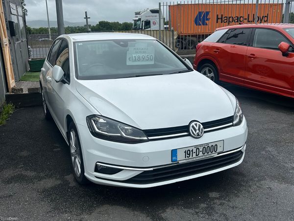 Volkswagen Golf Hatchback, Petrol, 2019, White