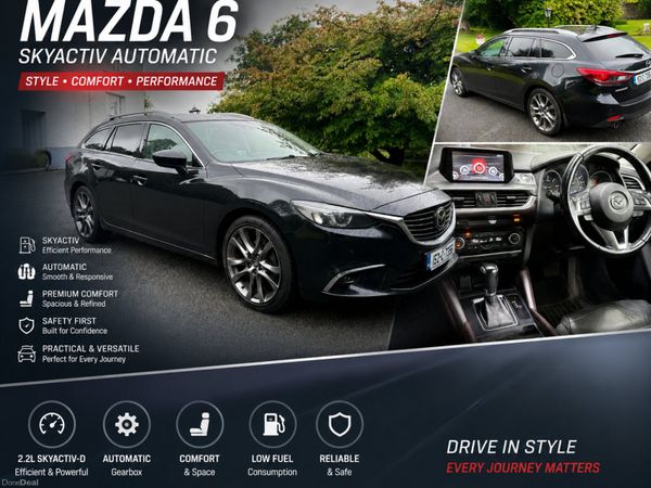 Mazda Mazda6 Estate, Diesel, 2015, Black