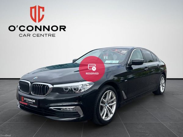 BMW 5-Series Saloon, Diesel, 2018, Black