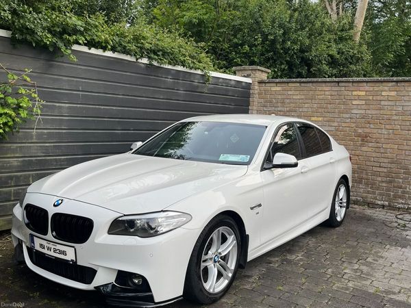 BMW 5-Series Saloon, Diesel, 2015, White