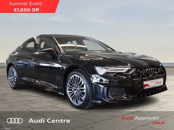Audi A6 Saloon, Petrol Plug-in Hybrid, 2025, Black