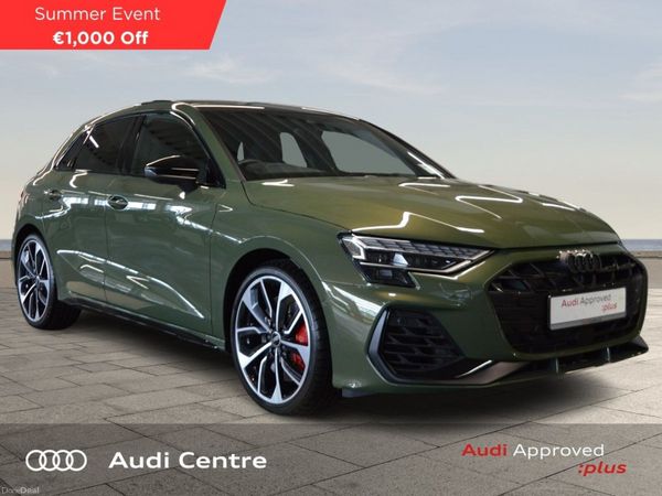 Audi S3 Hatchback, Petrol, 2025, Green
