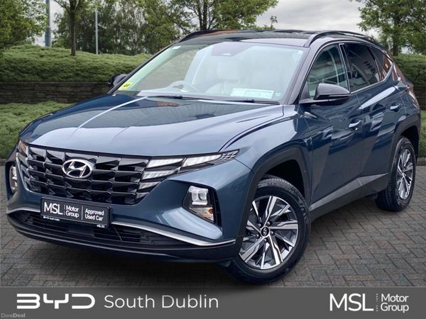 Hyundai Tucson SUV, Petrol Hybrid, 2021, Blue