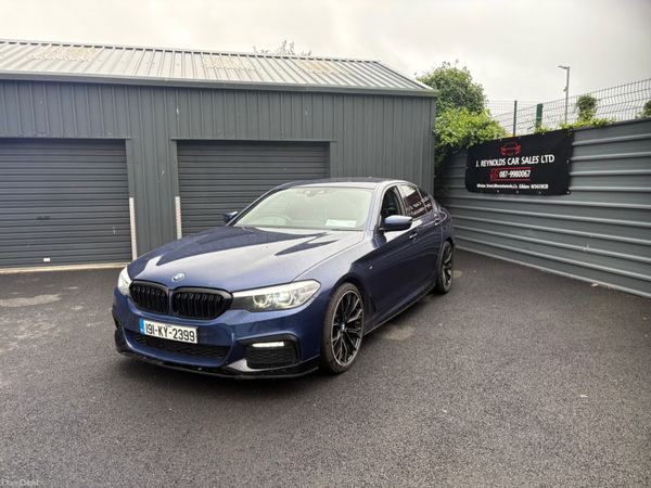 BMW 5-Series Saloon, Diesel, 2019, Blue