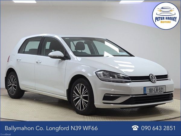 Volkswagen Golf Hatchback, Diesel, 2018, White