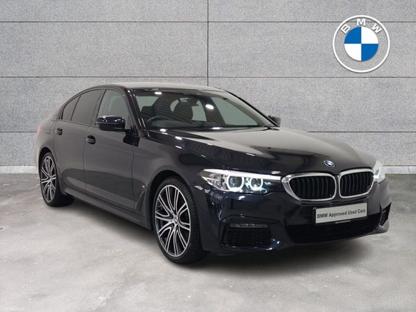 BMW 5-Series Saloon, Petrol Plug-in Hybrid, 2019, Black