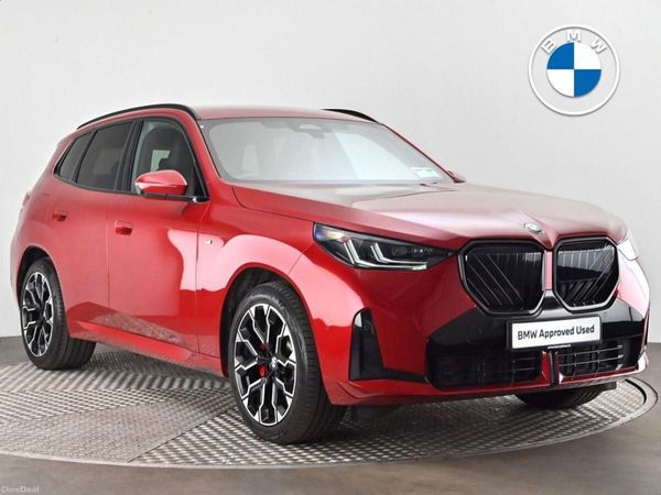 BMW X3 SUV, Petrol Plug-in Hybrid, 2025, Red