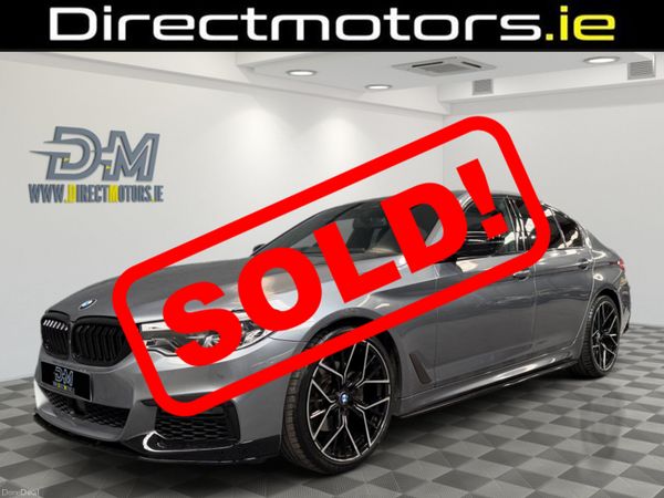 BMW 5-Series Saloon, Diesel, 2019, Blue