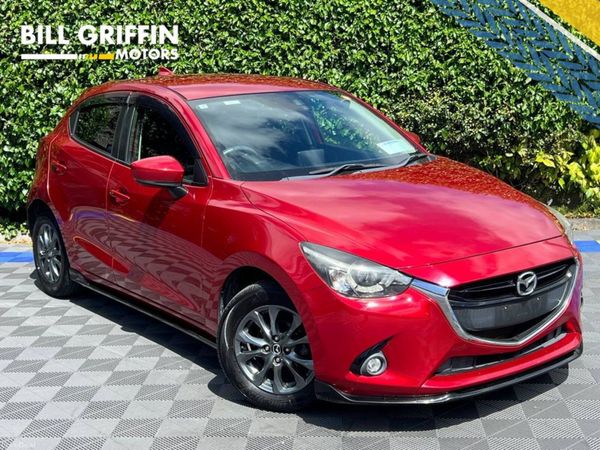 Mazda Demio Hatchback, Petrol, 2017, Red