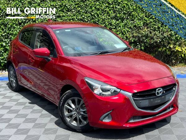 Mazda Demio Hatchback, Petrol, 2018, Red