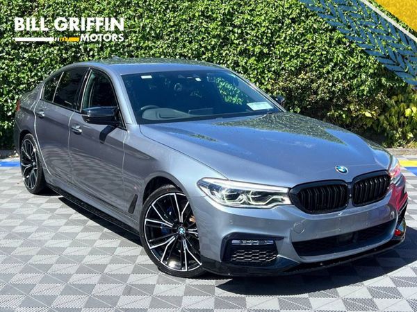 BMW 5-Series Saloon, Petrol Plug-in Hybrid, 2018, Grey