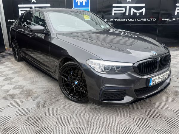 BMW 5-Series Saloon, Petrol Plug-in Hybrid, 2019, Grey
