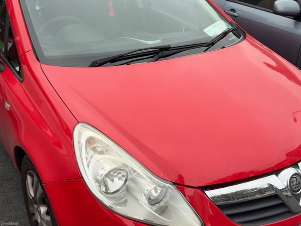 Vauxhall Corsa Hatchback, Petrol, 2010, Red