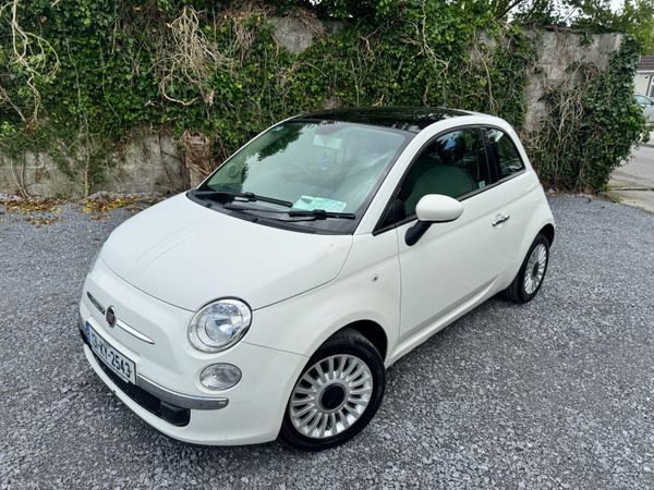 Fiat 500 Hatchback, Petrol, 2013, White