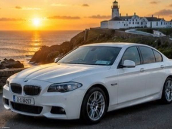 BMW 5-Series Saloon, Diesel, 2012, White