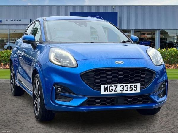 Ford Puma SUV, Petrol Hybrid, 2022, Blue
