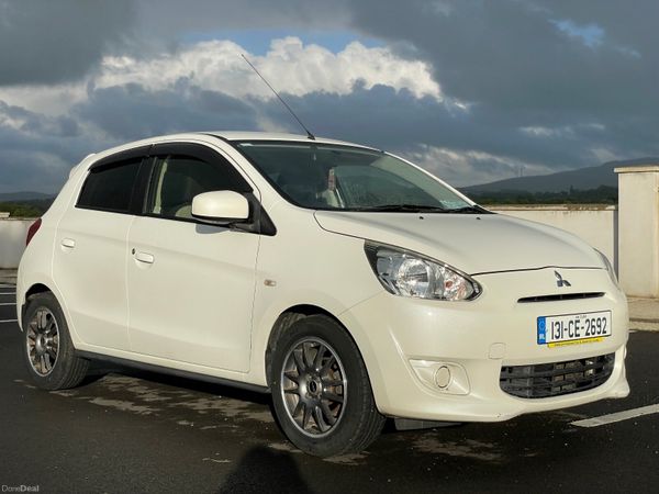 Mitsubishi Mirage Hatchback, Petrol, 2013, White